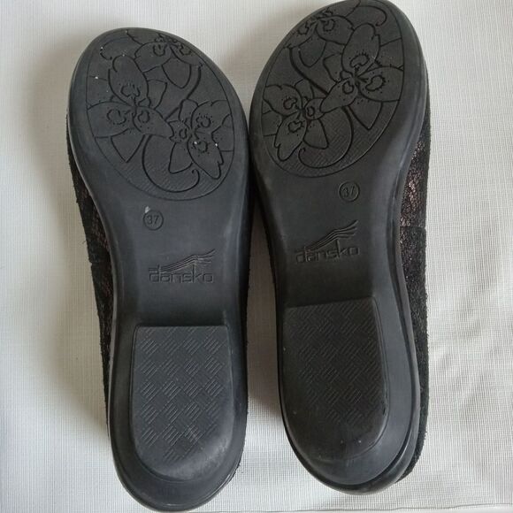 Dansko Olivia Bronze & Black Snakeskin Print Leather Slip On Loafers Women's 37 - Picture 6 of 12